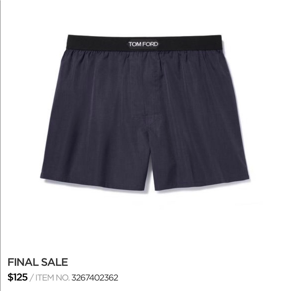 Tom Ford Men’s Boxer Shorts - Dark Grey